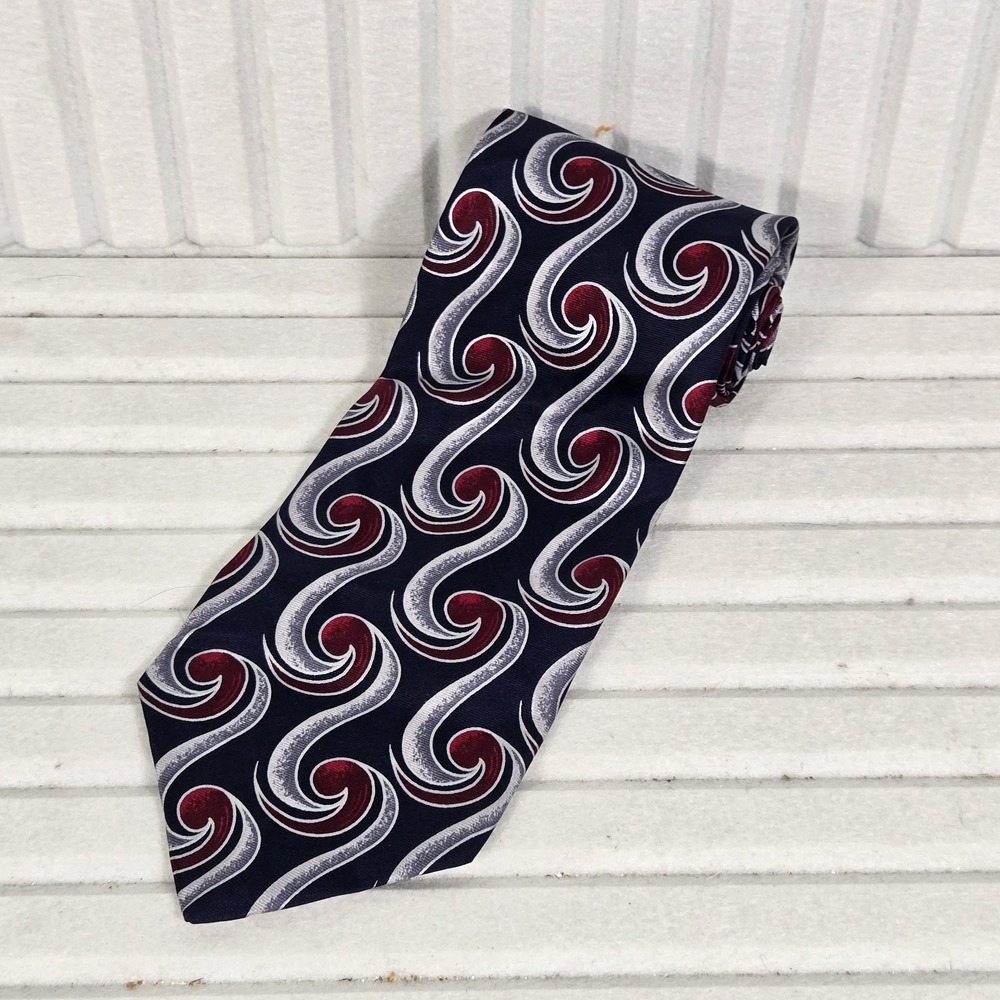 JT Beckett Floral Silk Tie Mens Necktie‎ Blue Red Office Formal Dad Gift